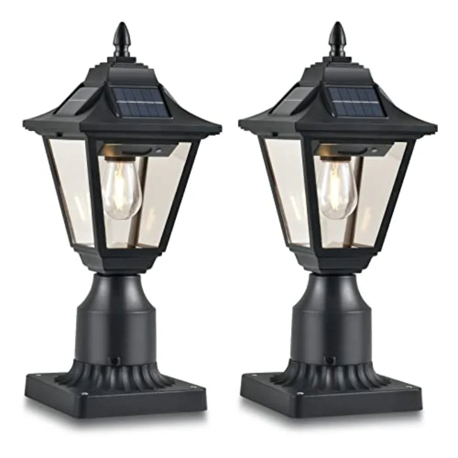 Outdoor Solar Post Light With Motion Sensor Waterproof