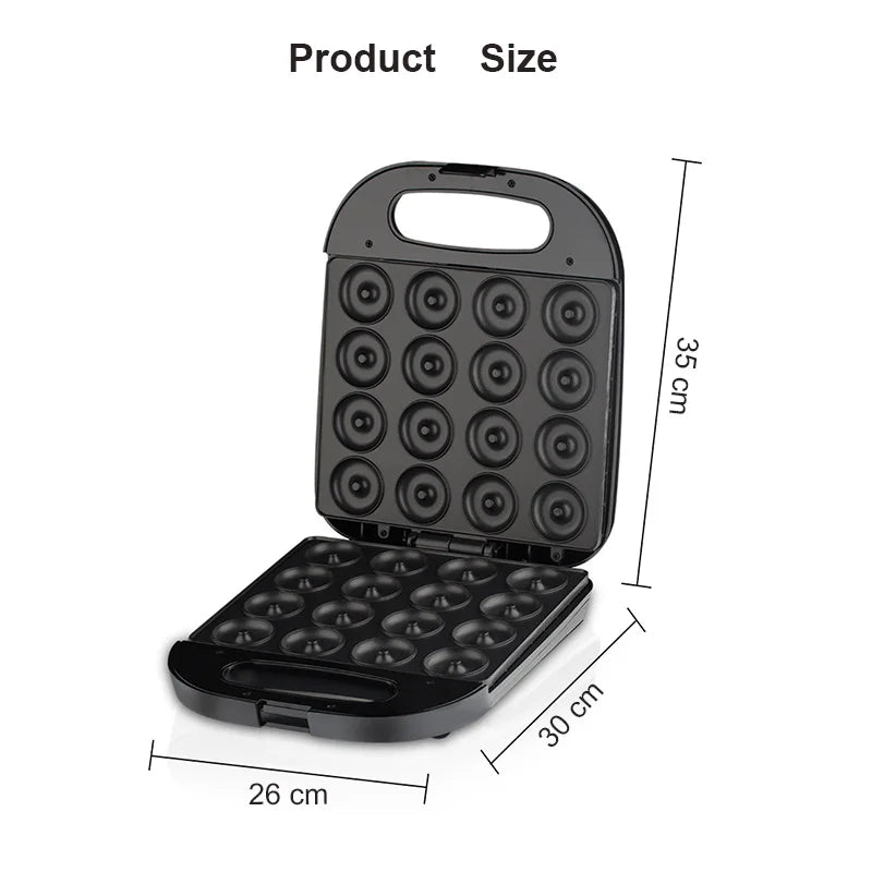 LRUIYUEE Nonstick Double Sided Donut Maker For Quick Breakfast Baking