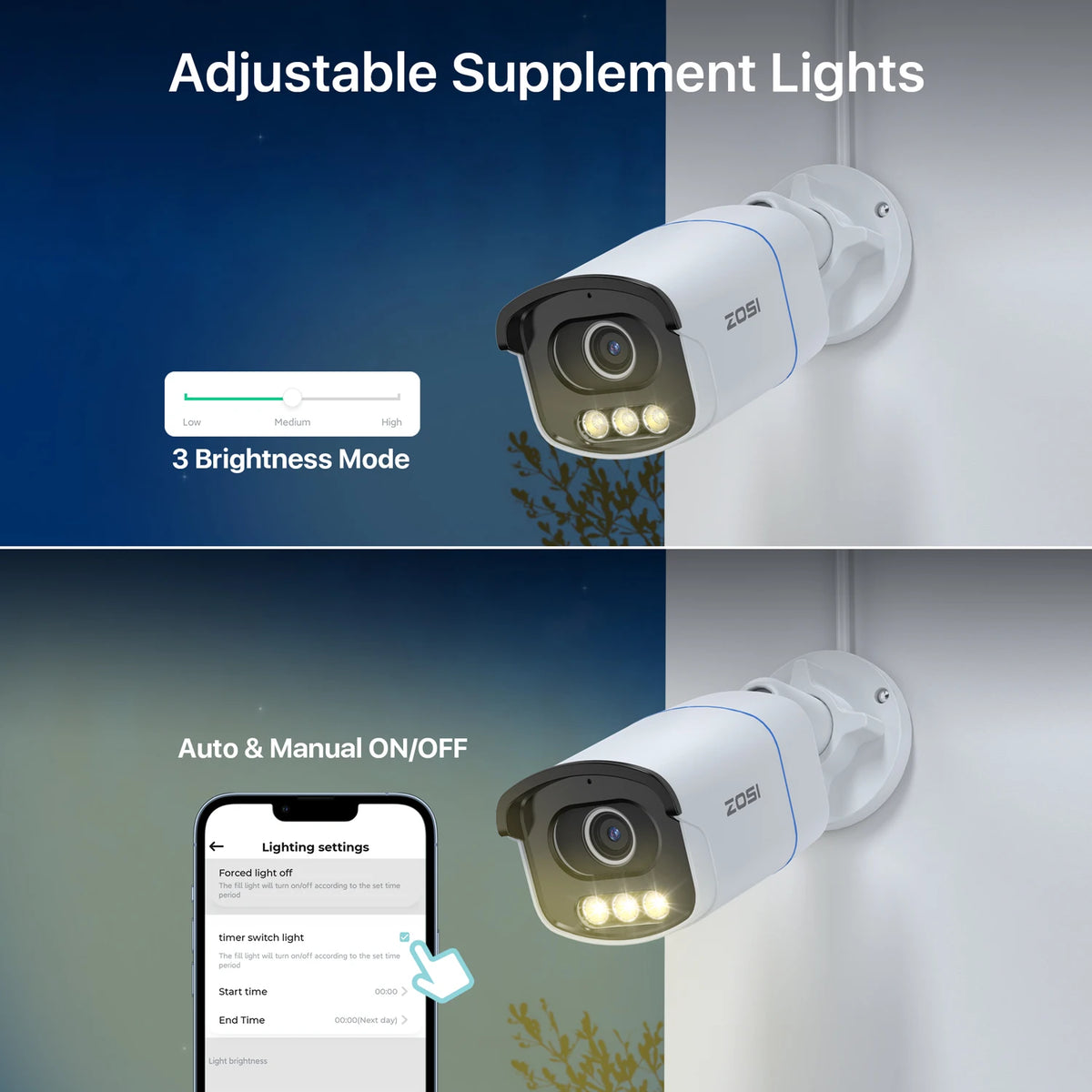 ZOSI C186 PoE Security Camera With Advanced Night Vision