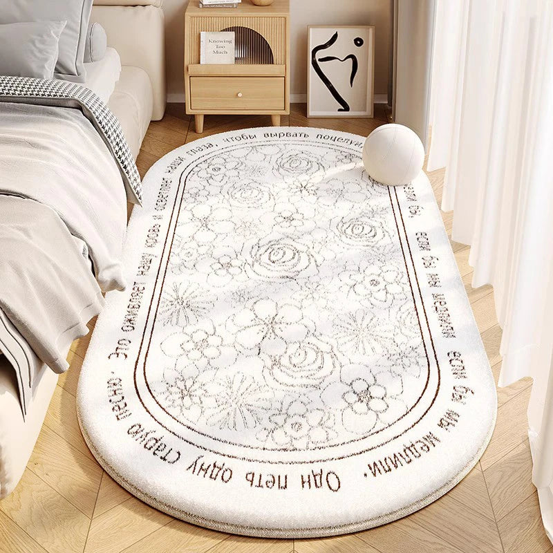 Minimalist Thick Plush Line Carpet For Living Room And Bedroom
