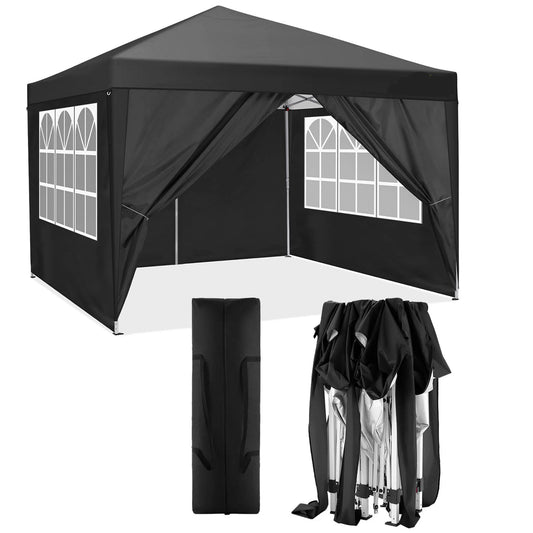 Tooluck Waterproof Instant Pop Up Canopy Tent With Sidewalls