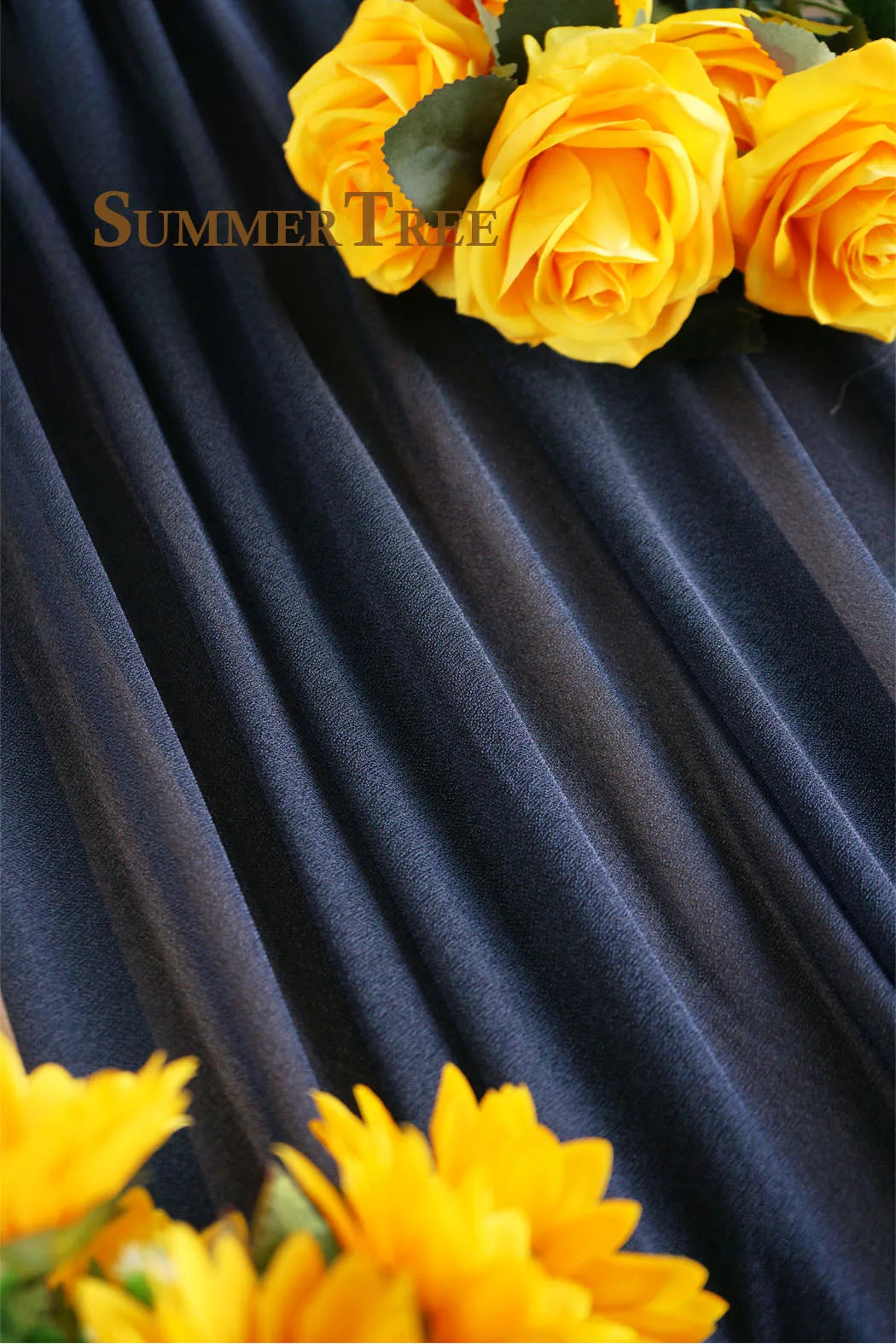 Mingtime Sheer Chiffon Tulle Fabric For Wedding Arch Draping Backdrop