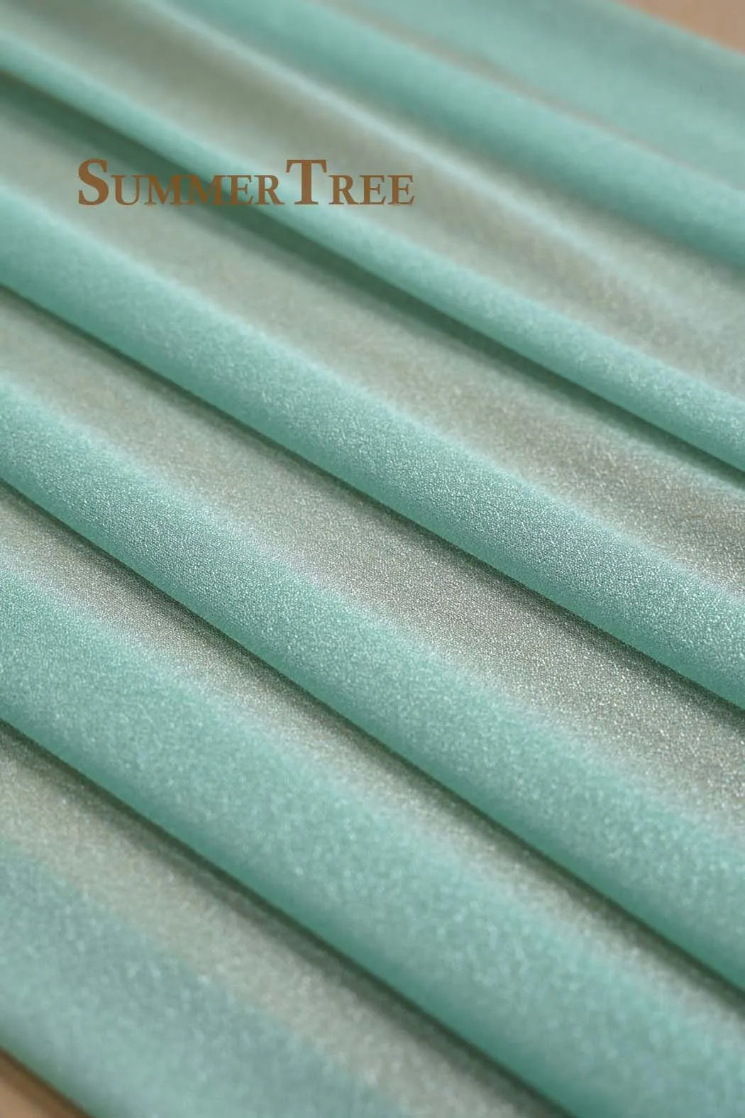 Mingtime Sheer Chiffon Tulle Fabric For Wedding Arch Draping Backdrop