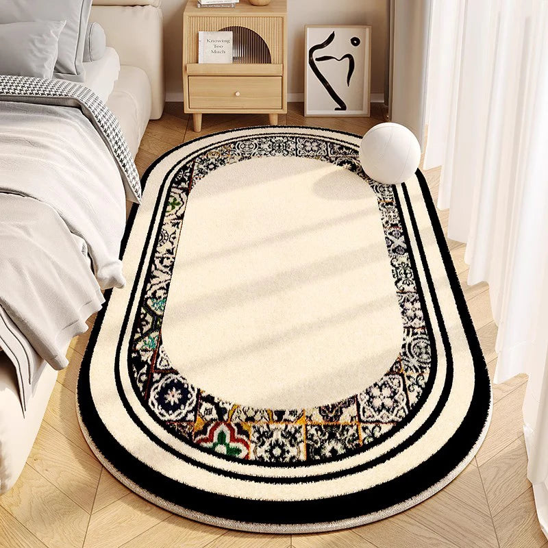 Minimalist Thick Plush Line Carpet For Living Room And Bedroom