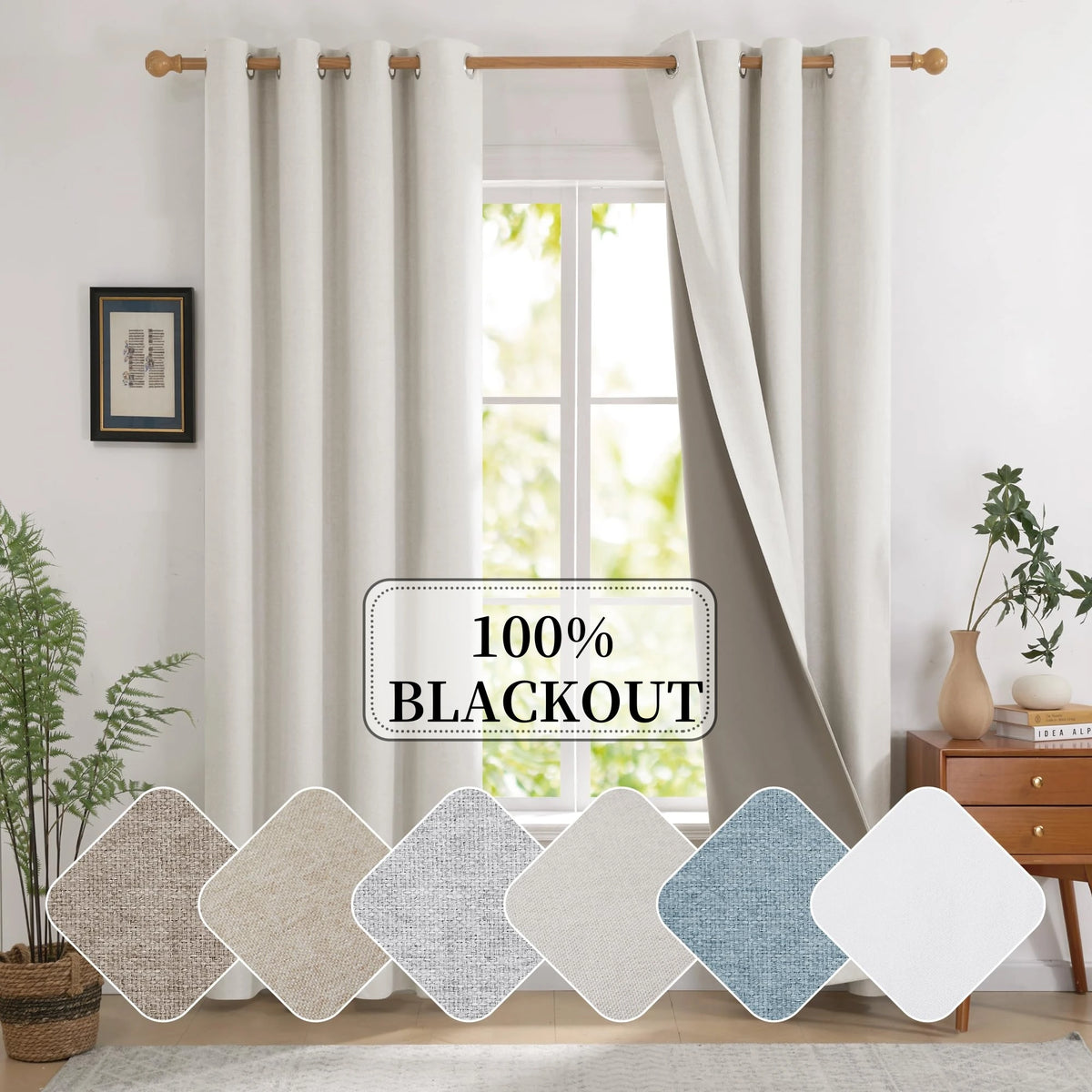 Custom Extra Long Blackout Curtains For Bedroom And Living Room