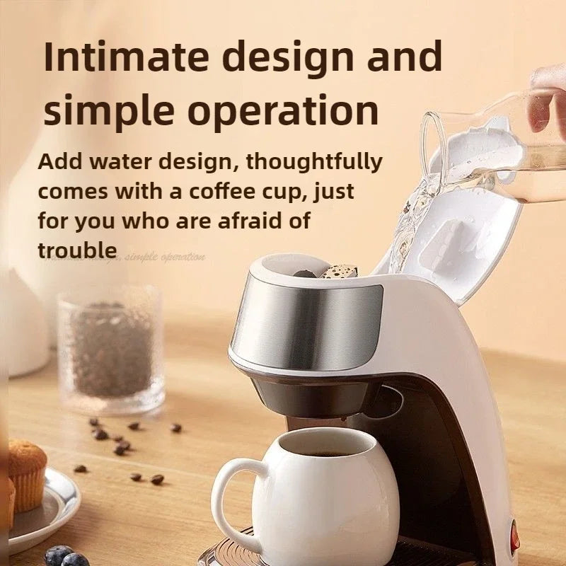 Portable Drip And Capsule Coffee Machine For Home And Office Use