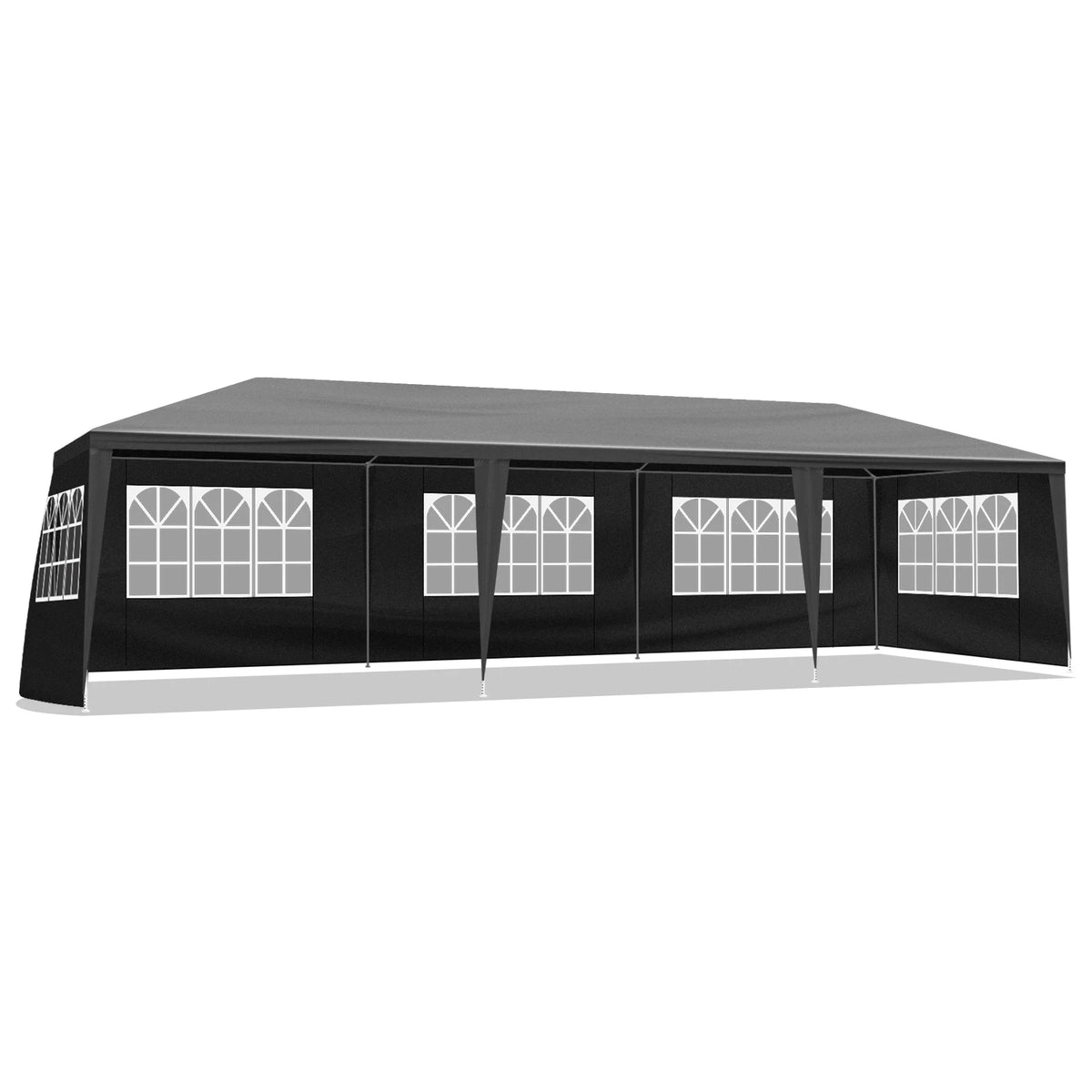 Outdoor Wedding Gazebo With Removable Sidewalls And Waterproof Canopy
