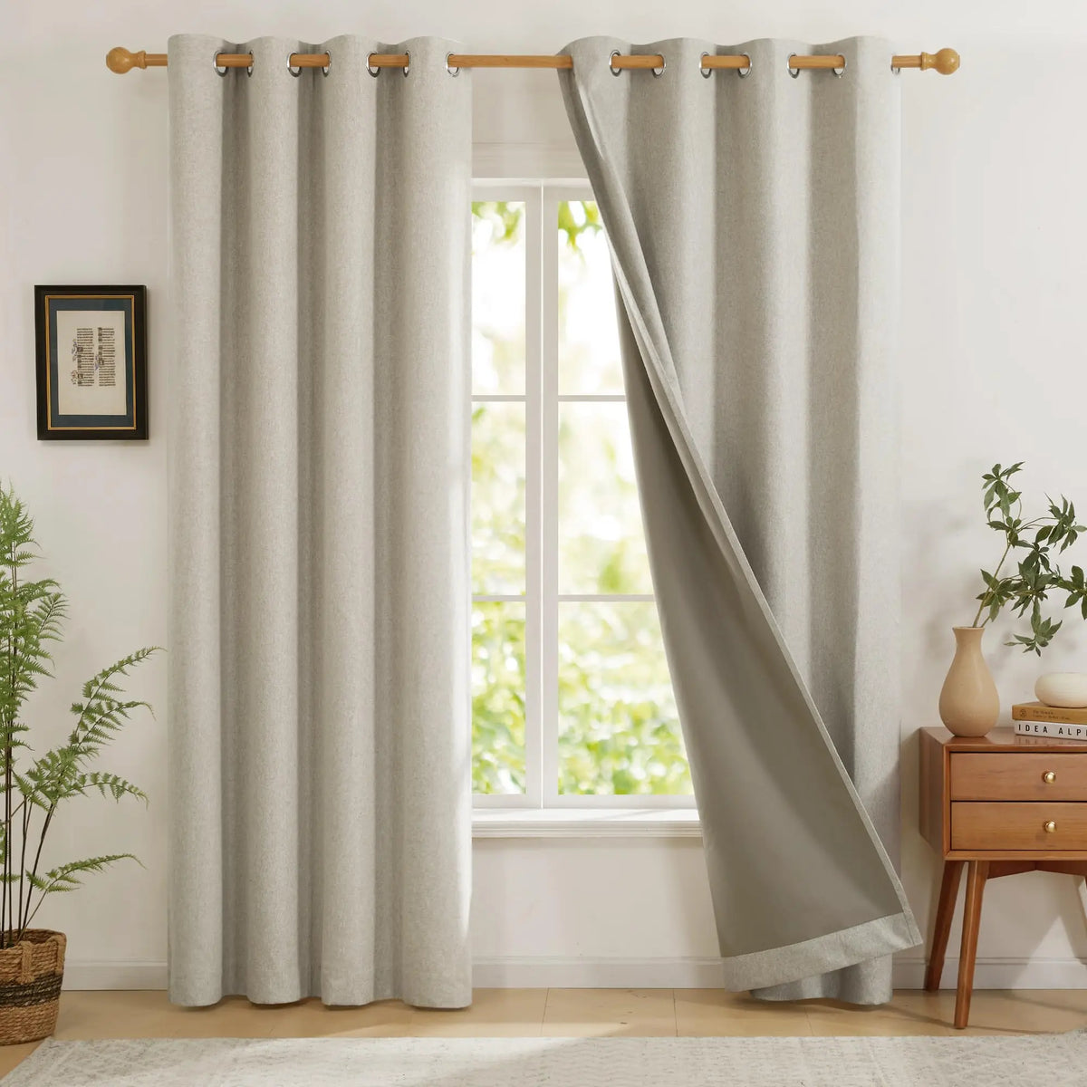 Custom Extra Long Blackout Curtains For Bedroom And Living Room