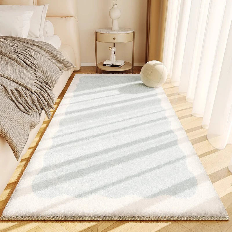 Minimalist Thick Plush Line Carpet For Living Room And Bedroom