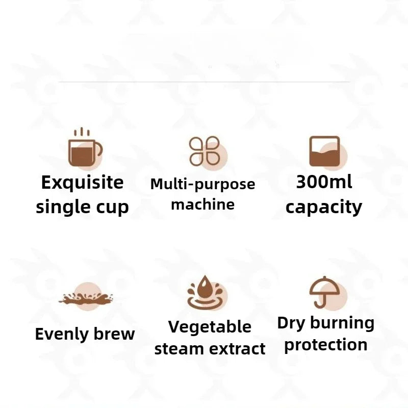 Portable Drip And Capsule Coffee Machine For Home And Office Use