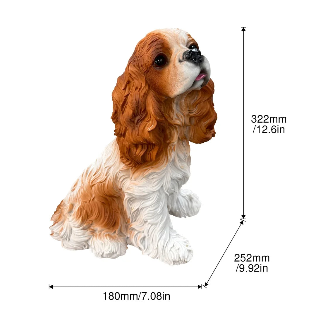 Charlie Beagle Dog Garden Statue Weatherproof Outdoor Yard Decor
