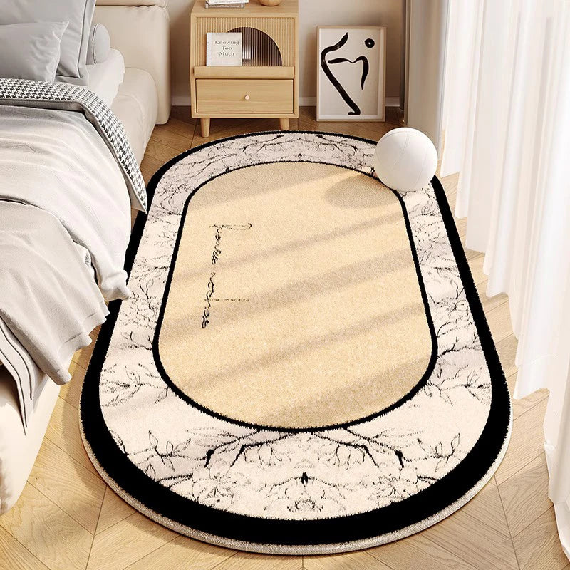 Minimalist Thick Plush Line Carpet For Living Room And Bedroom