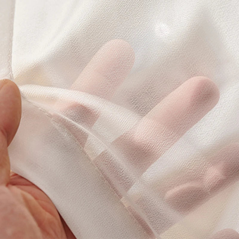Premium Sheer Chiffon Curtain Panels For Living Rooms