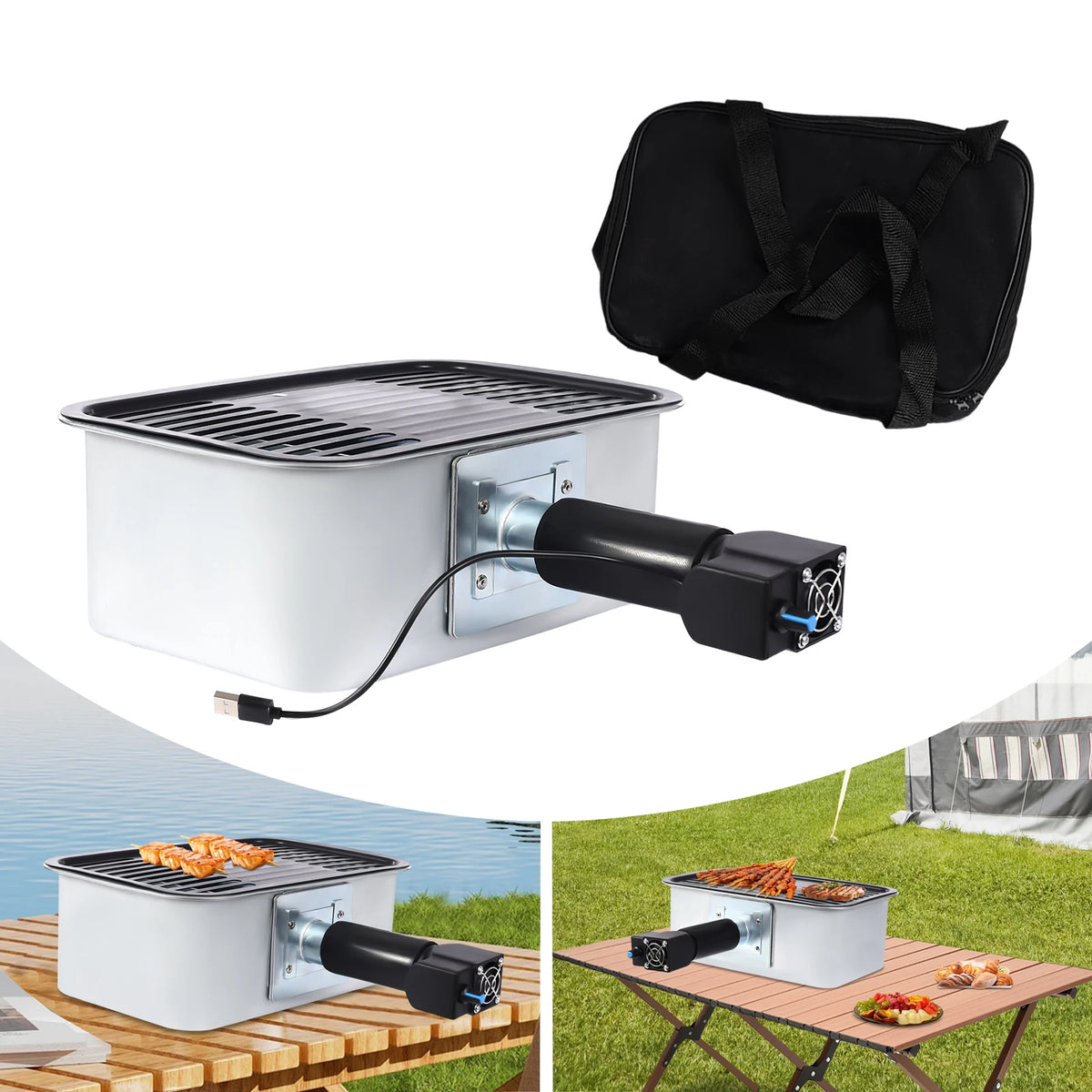 Outdoor Portable Camping Barbecue Grill For Hiking And Picnics
