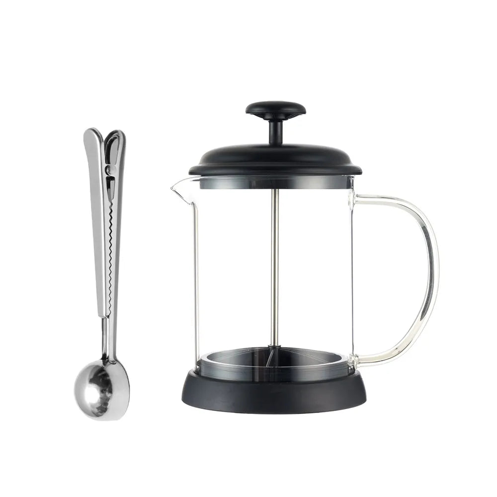 Recafimil French Press Coffee Maker With Borosilicate Glass Filter Carafe