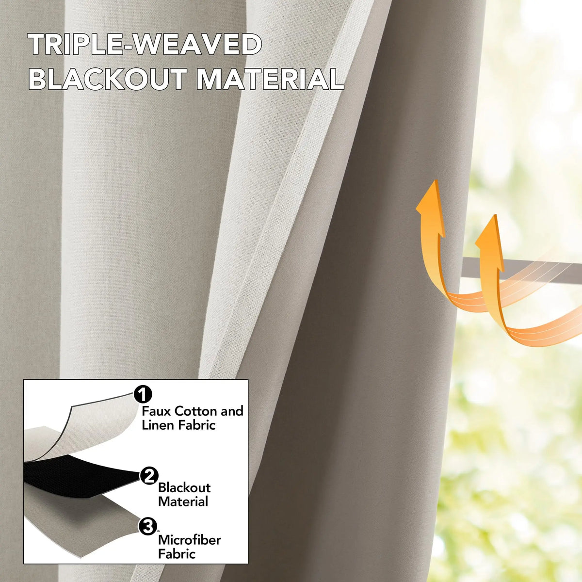 Custom Extra Long Blackout Curtains For Bedroom And Living Room