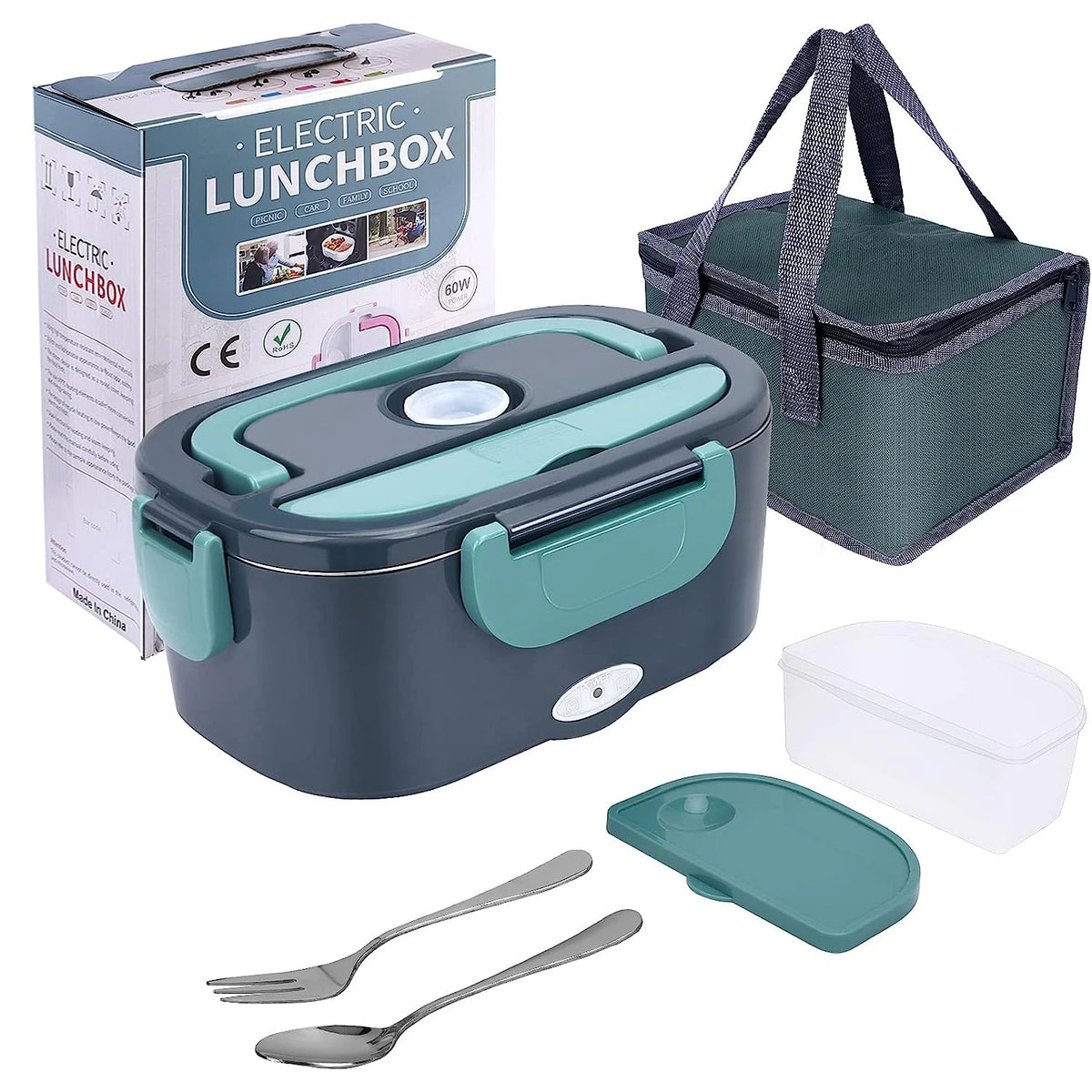 Lism Portable Electric Lunch Box Warmer For Car And Camping
