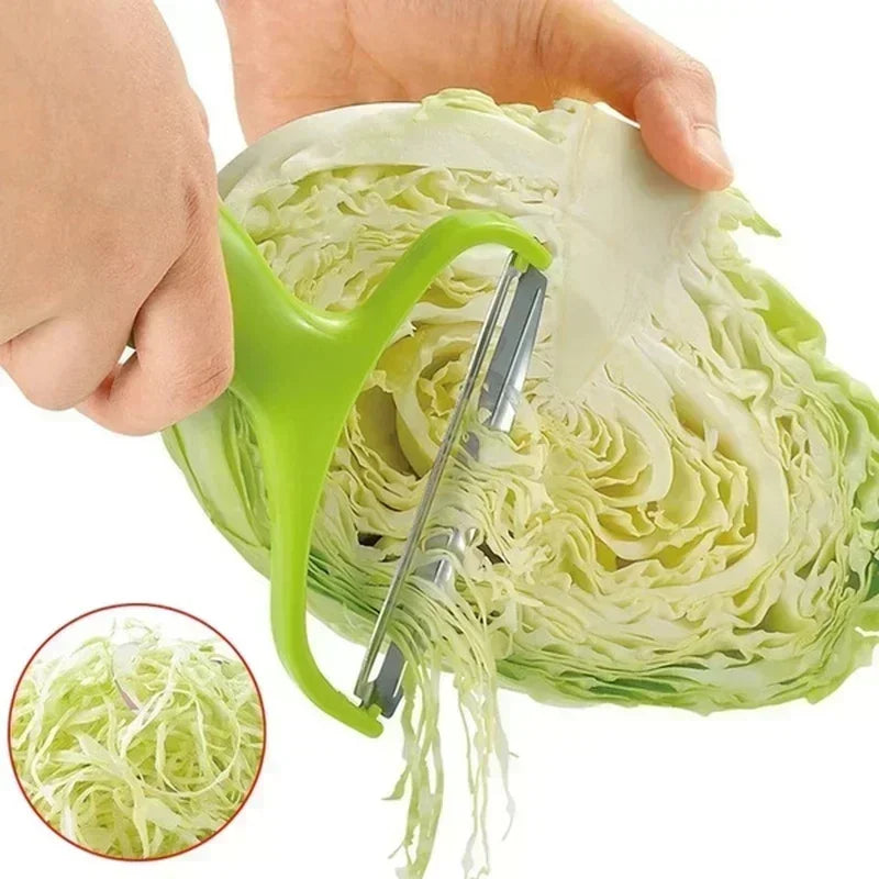 Stainless Steel Fruit Vegetable Peeler Wide Mouth Kitchen Slicer