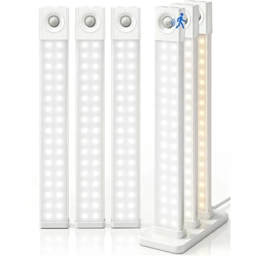 Wireless LED Under Cabinet Lights With Charging Station Motion Sensor