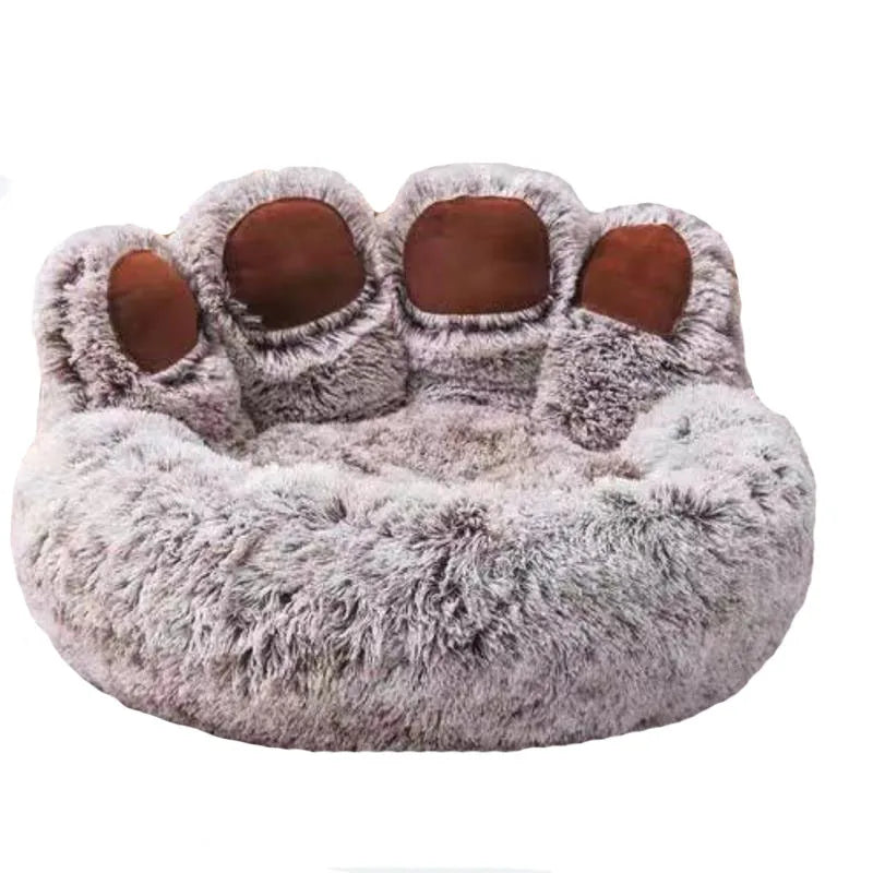 BeiYu Pet Fluffy Warm Dog Bed With Breathable Cushion