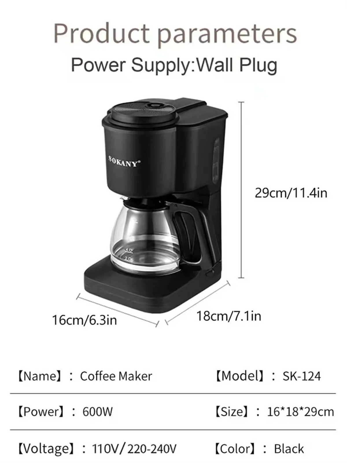 3-In-1 Single Serve Coffee Maker For K-Pod Capsules Ground Coffee