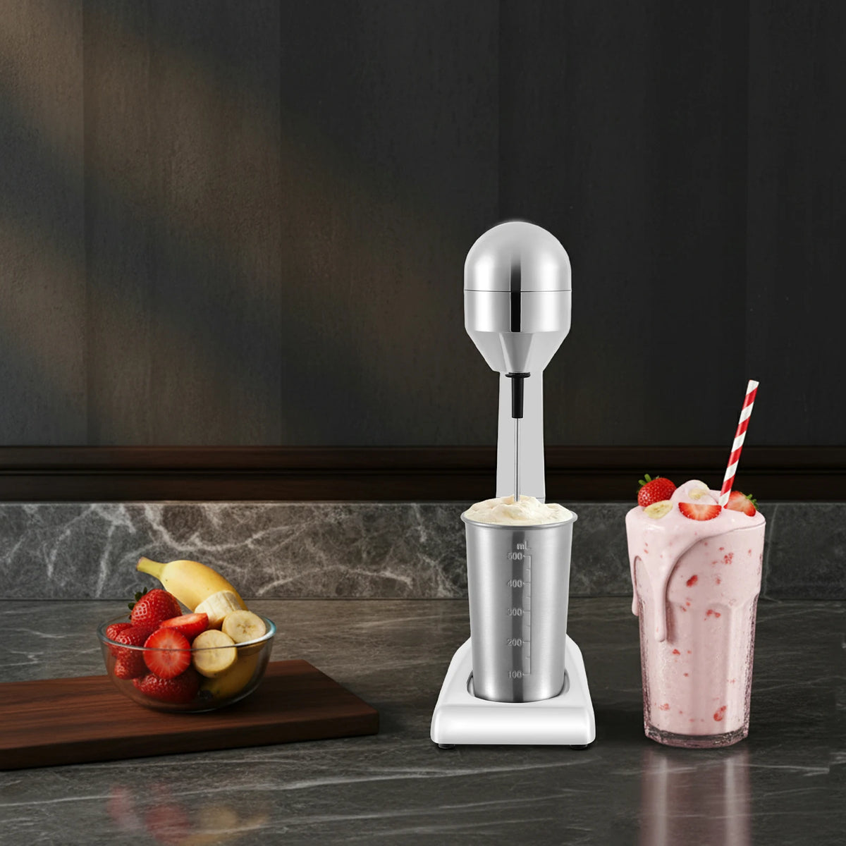 Professional Electric Milkshake Maker With Dual Speed Settings For Daily Use