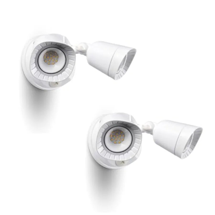 Outdoor LED Flood Light With Adjustable Heads Waterproof Security Fixture