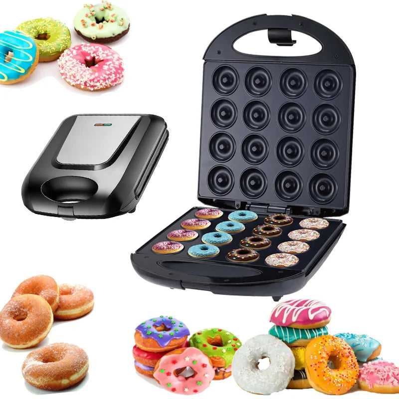 LRUIYUEE Nonstick Double Sided Donut Maker For Quick Breakfast Baking