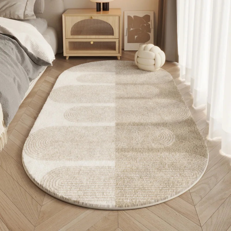 Minimalist Thick Plush Line Carpet For Living Room And Bedroom