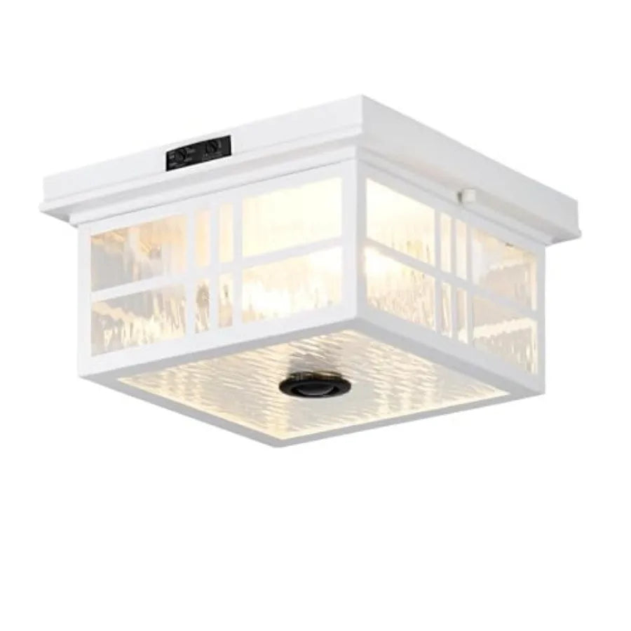 Outdoor Motion Sensor Ceiling Light, Dusk To Dawn Porch Fixture