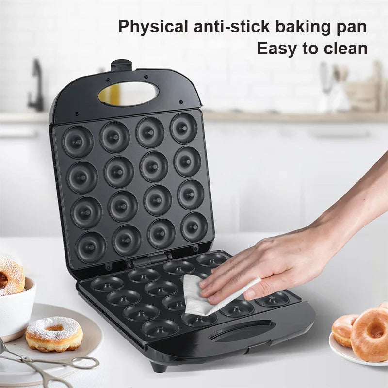 LRUIYUEE Nonstick Double Sided Donut Maker For Quick Breakfast Baking