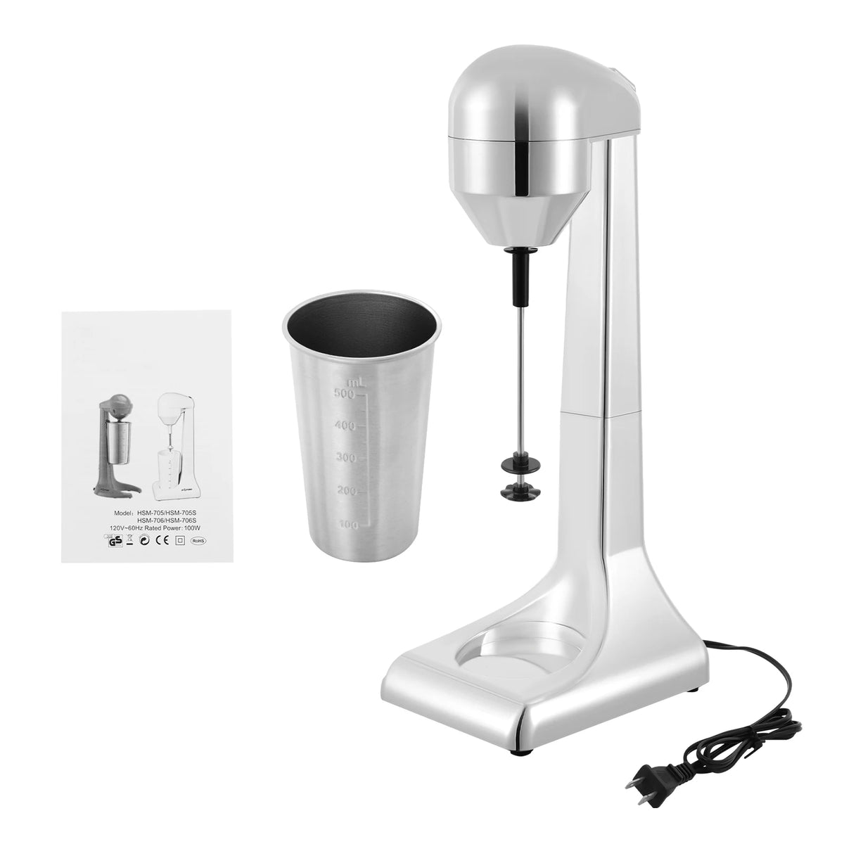 Professional Electric Milkshake Maker With Dual Speed Settings For Daily Use