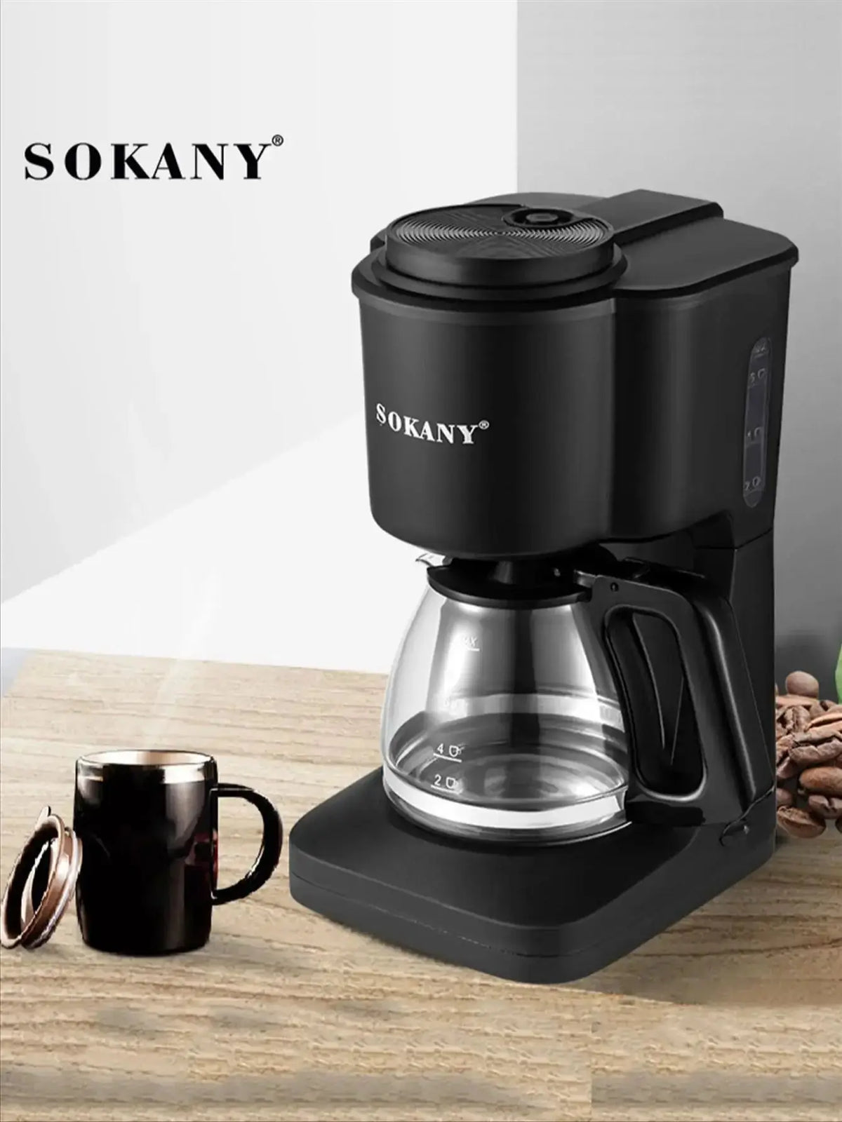 3-In-1 Single Serve Coffee Maker For K-Pod Capsules Ground Coffee