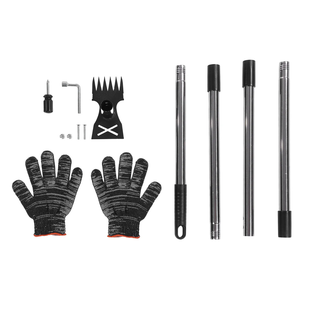 Manual Weed Puller Tool With Long Handle Garden Rake