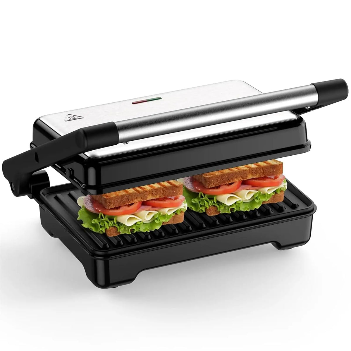 Ostba 1200 Watt Electric Panini Grill Press Sandwich Maker