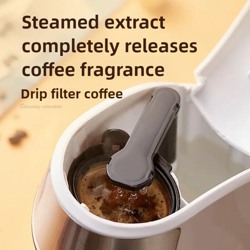 Portable Drip And Capsule Coffee Machine For Home And Office Use